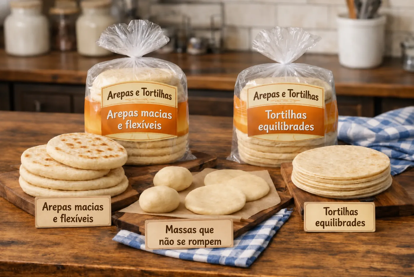 Arepas e Tortilhas