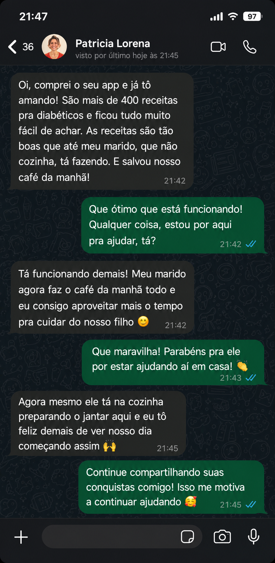 Depoimento de Patricia Lorena